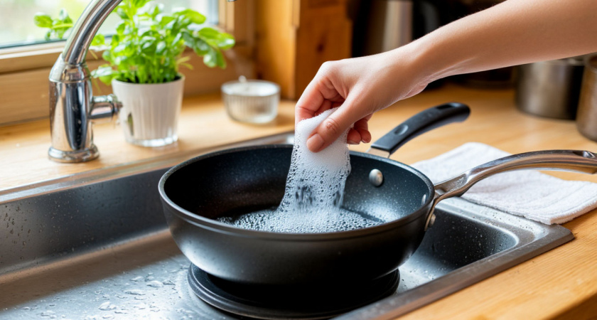 Сковорода чернее ночи? Этот дедовский способ стирает вековой нагар без усилий и химии