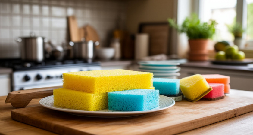 Японцы заменили вонючие губки для посуды: гениальное изобретение, до которого мы не додумались