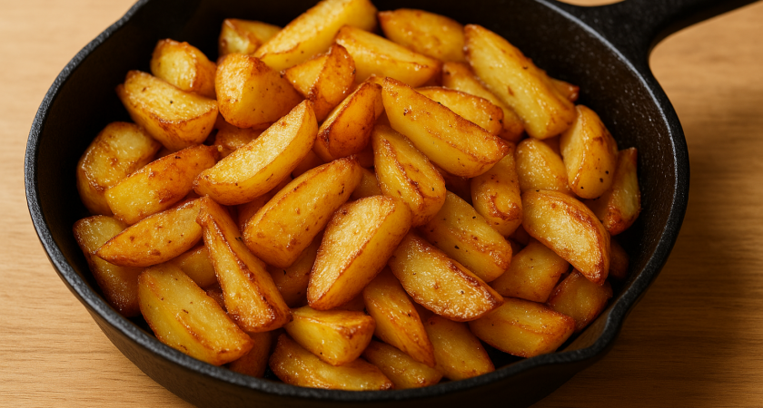Идеальная жареная картошка, которая не разваливается: 3 секрета хрустящей картошки