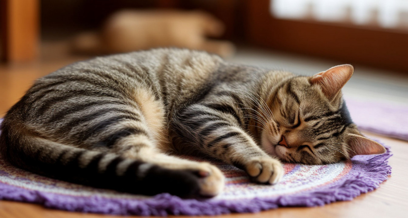 Как спит ваша кошка? Эта милая поза может быть тревожным звоночком - на что обратить внимание