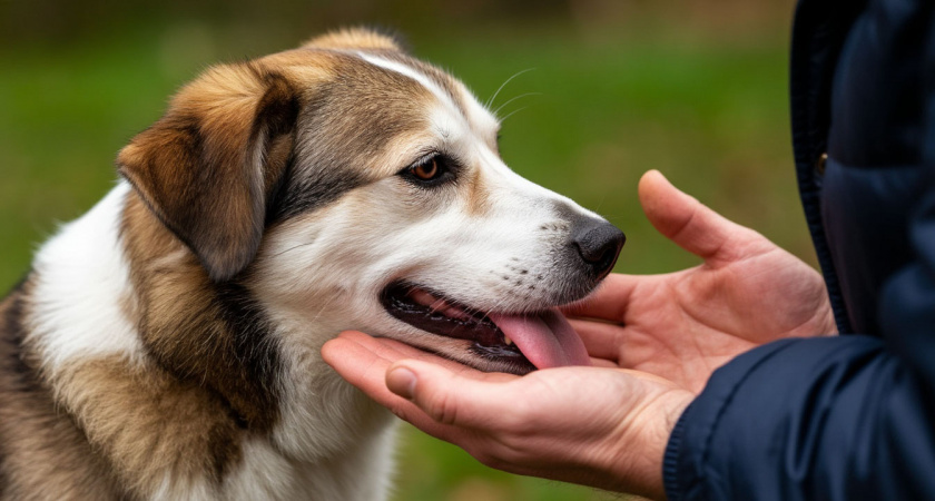 Почему собаки лижут людям лицо и руки