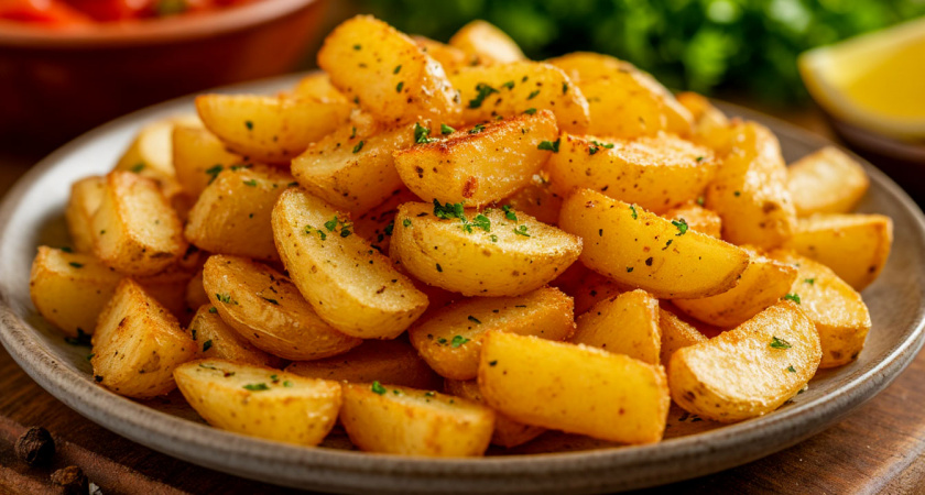 Добавьте это во время жарки, и картошка всегда будет румяной и хрустящей