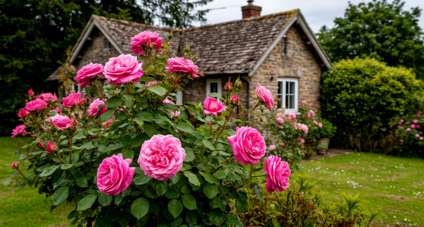 Перестала возиться с розами осенью, мой метод: 1 час работы — и кусты сами сбросят листья за 4 дня