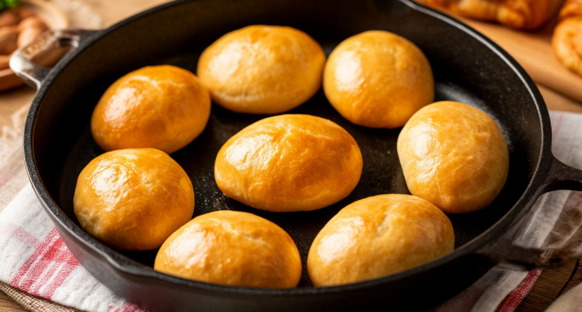 Смешиваю стакан кефира и фарш: на выходе получаю гору вкуснейших ленивых беляшей