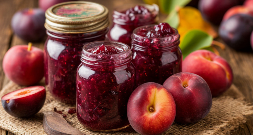 Варенье из слив без единой добавки: густое, как мед, и с насыщенным вкусом - только 2 ингредиента