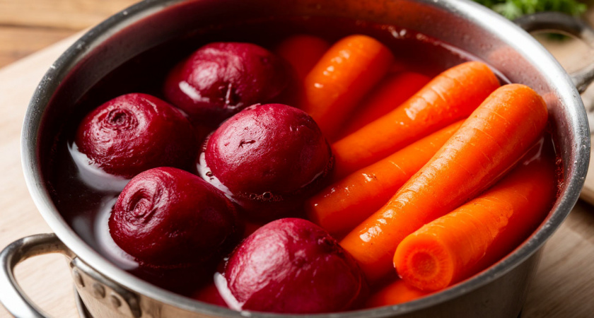 Узнала только в 50 лет. Как отварить морковь и свеклу для салата за 5 минут