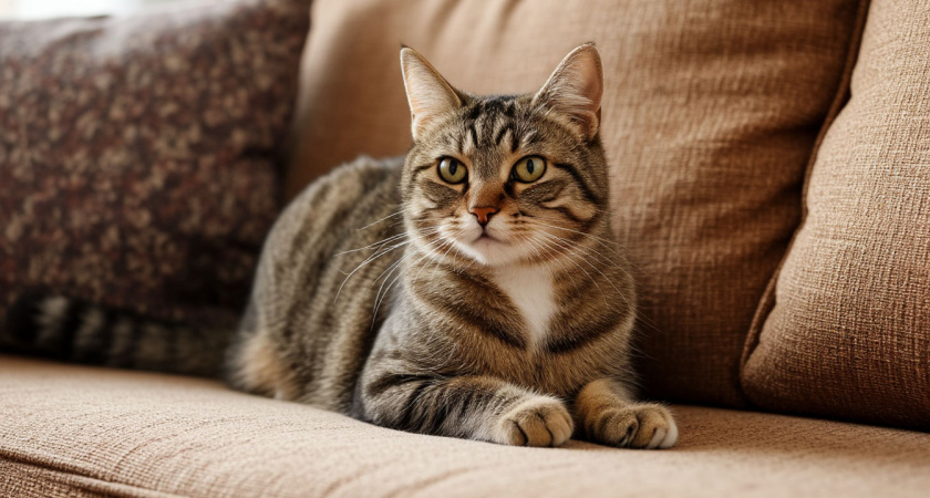 Быстро и безболезненно отучила своих кошек драть диван при помощи копеечной вещи так, что до сих пор не нарадуюсь