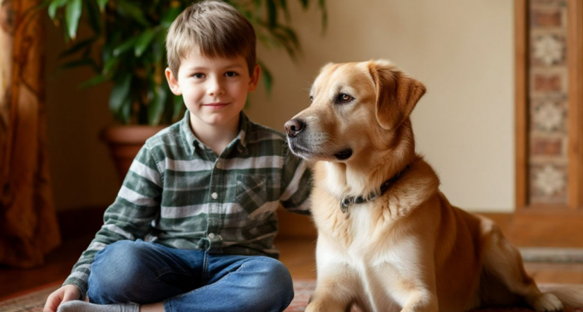 "Ну воет кто-то там с утра до вечера": маленький Витя 6 лет рос с собакой – кто ему помог и как он живет сейчас