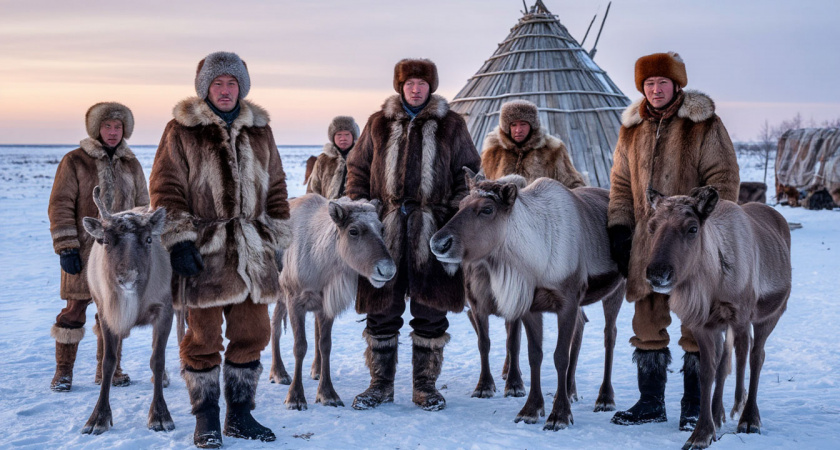 Туалет при -50°, сон вповалку: как устроен быт в чуме, где живут 9 оленеводов