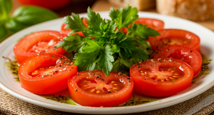 "Невероятная закуска к любому столу": как превратить простые помидоры в яркое блюдо за пару часов