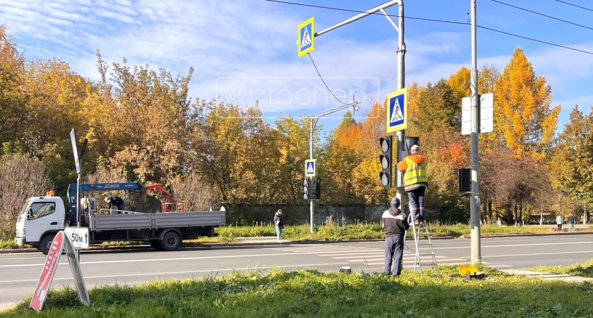 "Улица Ленина будет сплошной пробкой!": что чепчане думают о 9 работающих светофорах на участке 2 километра 