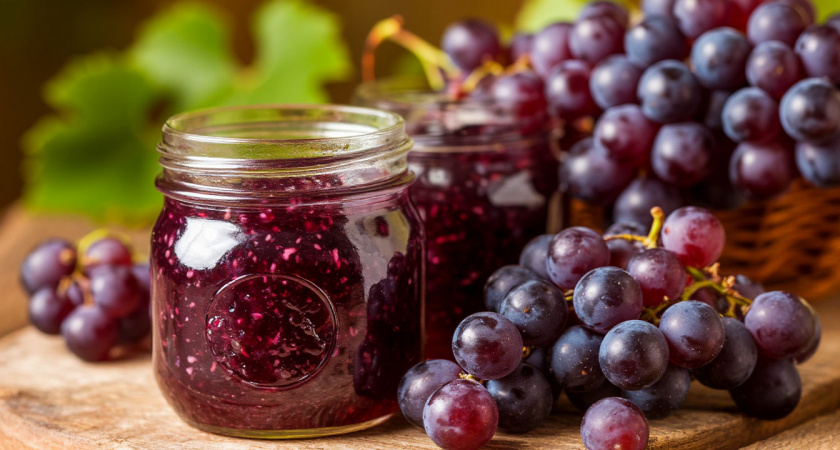 Научила подруга с Юга: теперь всегда готовлю варенье из винограда - получается настоящий деликатес