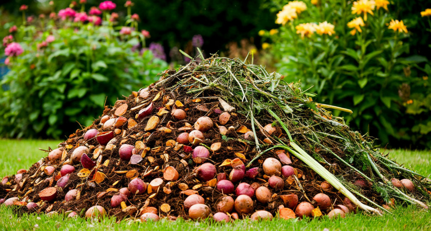 Насыпьте это на компостную кучу, чтобы за зиму перегнили все ветки и ботва