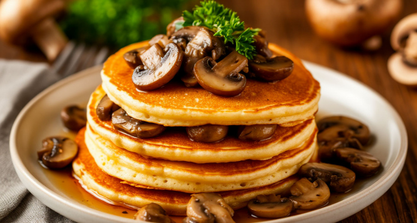 Рецепт из детства: те самые оладушки с грибами, которые готовила бабушка - съедаешь гору и просишь еще