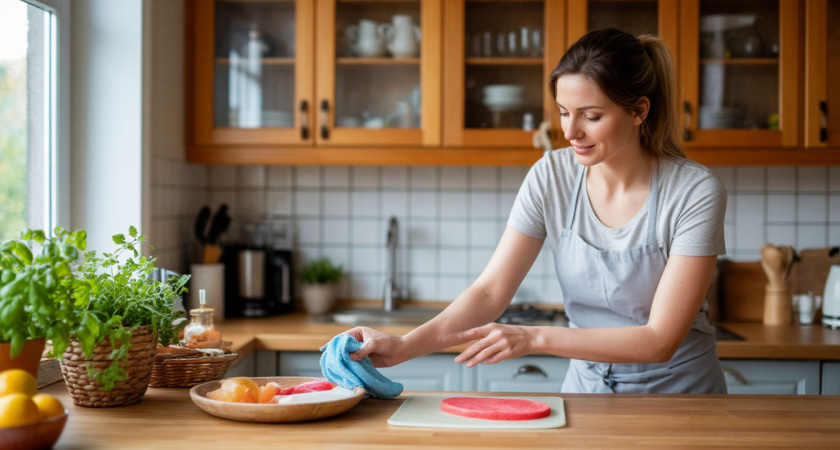 Липкий жир, налет и пыль на кухне исчезнут навсегда. Простая хитрость, после применения которой все будет блестеть как в ювелирном