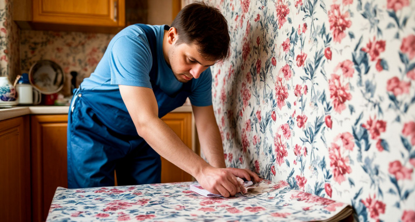 Виниловые обои выкинула на помойку: уже много лет клею другой долговечный материал — актуальный тренд у дизайнеров