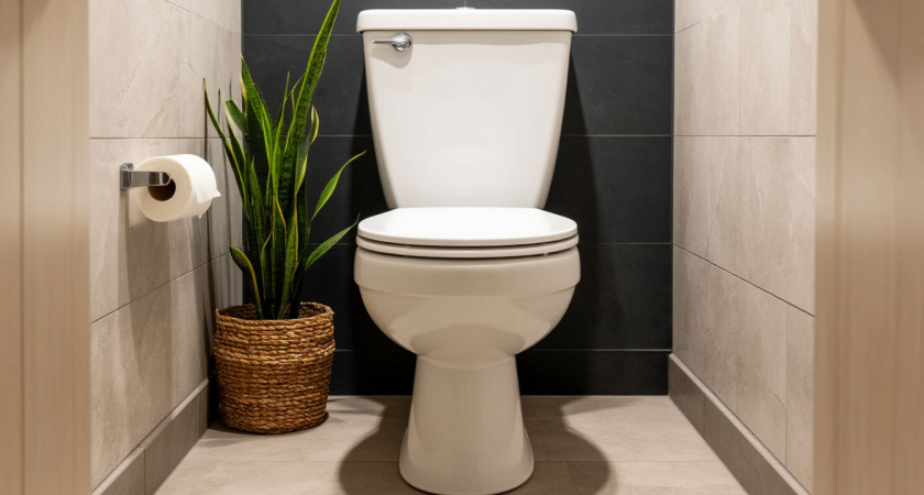 Дно унитаза отмыла на раз — даже ершик не трогала: заливаем и смываем — налет сам уползает в трубу