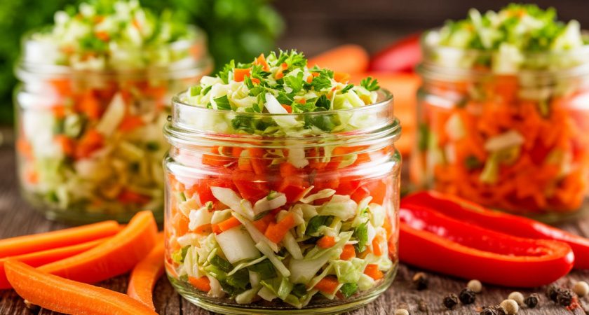 Харизматичный салат из капусты, перца и огурцов: новый “ленивый” метод: и 20 банок мало - родные съедают все за неделю