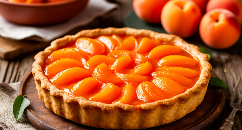 Тесто как пух, абрикосы как солнце: пирог, который за 5 минут превращает кухню в рай — попробуешь раз, забудешь про магазинные сладости