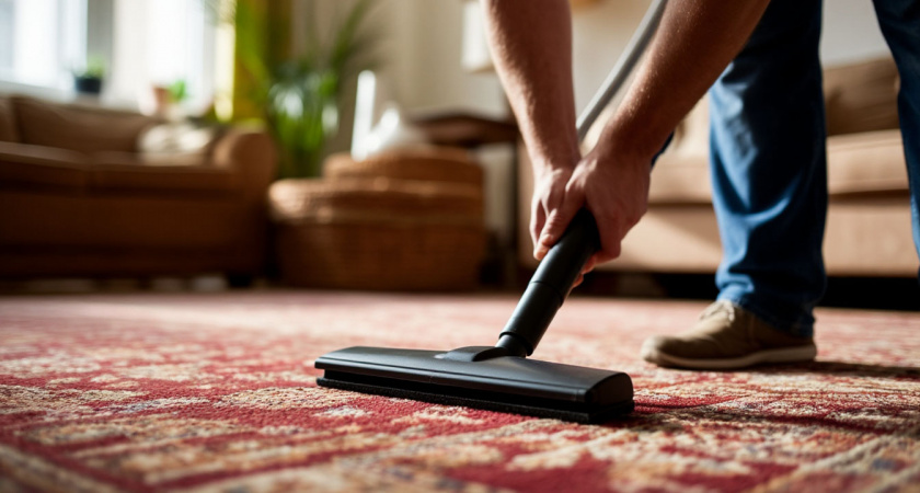 4 ложки в таз — и через 15 минут ковер даже лучше нового: многолетняя грязь и пятна испарились как по волшебству