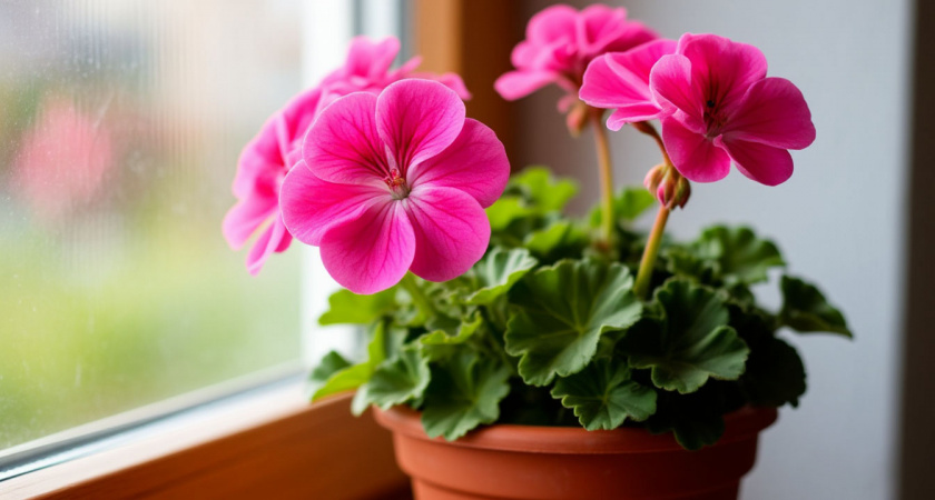 Как сохранить комнатную герань зелёной до весны: пять ключевых шагов в октябре