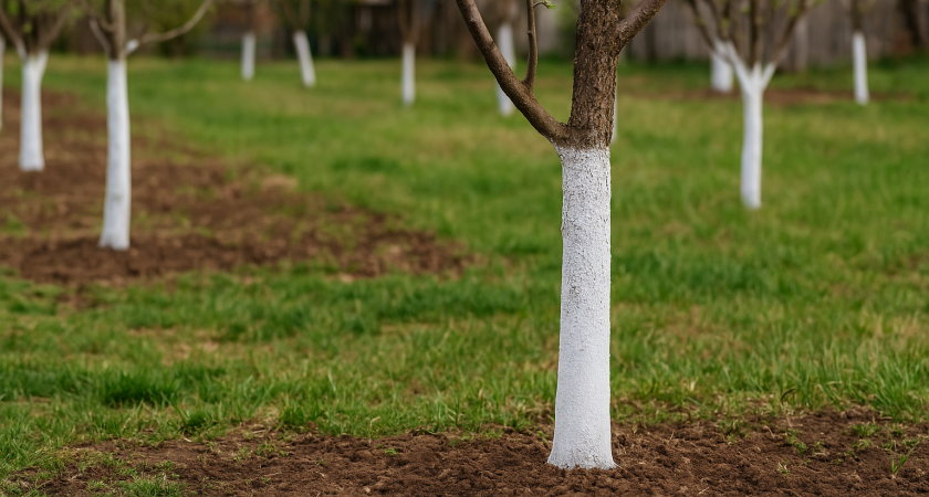 Зачем платить за «садовую химию», если шикарная побелка делается за 70 рублей и держится до мая: секрет зимостойкой "жижи"