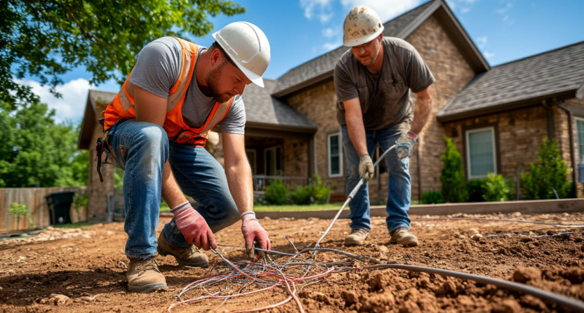 Как в США делают заземление дома за 1 минуту: никаких танцев с уголками, арматурой, штырями