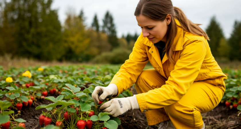 Готовлю садовую клубнику к зиме за 3 простых шага. Соседка повторила и собрала в 2 раза больше ягод