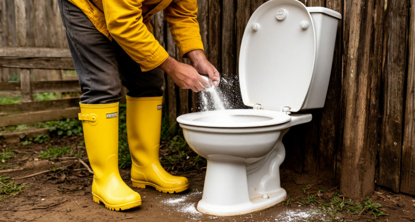 Что добавлять в дачный туалет, чтобы отходы растворялись и запаха не было: эффективные средства 