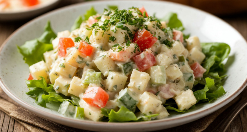 Лучший грибной салат на Новый год Огненной Лошади 2026 — рецепт, который уходит со стола даже первее оливье и мимозы