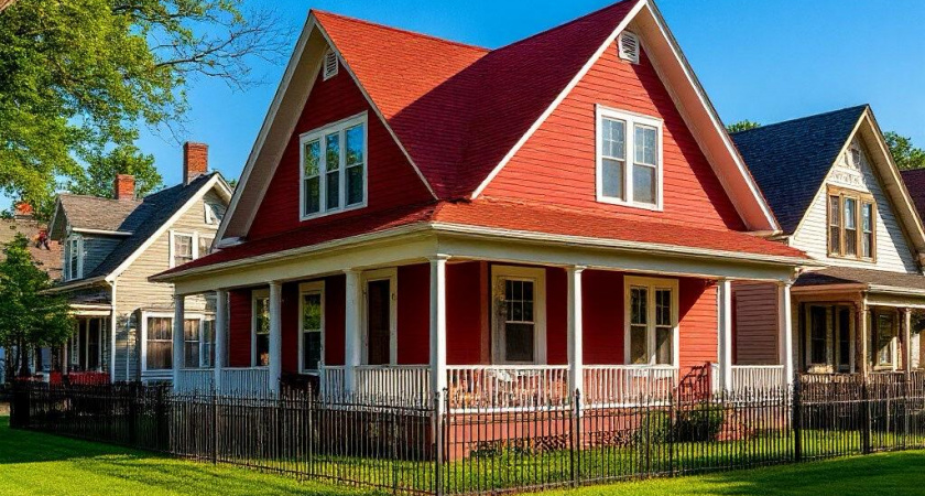 Почему в США нет заборов, а в домах ставят входные стеклянные двери. У нас же строят крепости