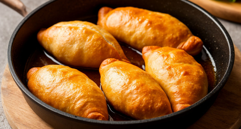  Смешиваю стакан кефира и фарш: на выходе получаю гору вкуснейших ленивых беляшей