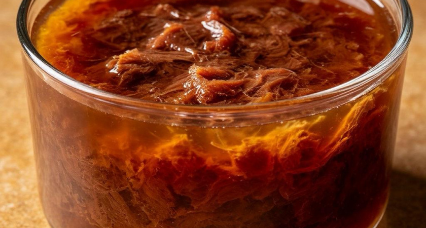 Такой холодец ни вы, ни гости точно не пробовали: необычная подача и оригинальный вкус - идеально на Новый год Красной Лошади