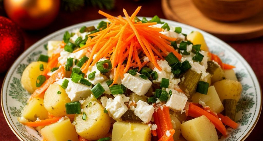 Шедевр из детства: этот советский слоёный салат до сих пор затмевает все новомодные рецепты. Обязательно готовьте на Новый год