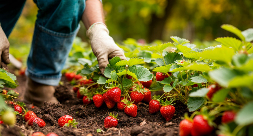 Готовлю садовую клубнику к зиме за 3 простых шага. Соседка повторила и собрала в 2 раза больше ягод