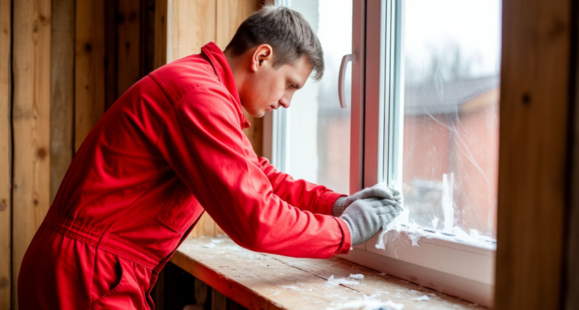 Подоконник больше не ледяной, из стыков не дует: 3 шага и дома тепло даже в - 40