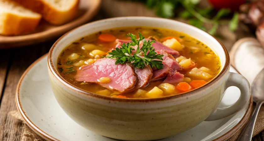 Гороховый суп: как простое блюдо становится символом уюта и глубокого вкуса