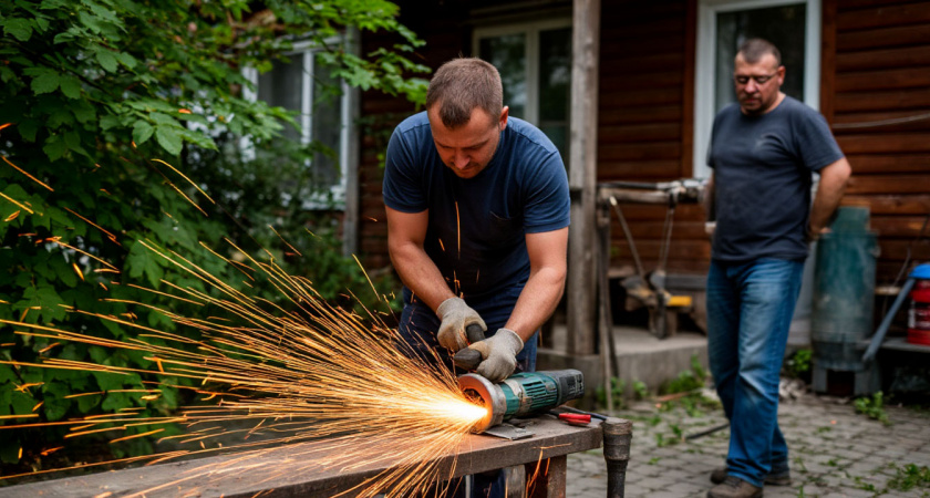 Новички делают это неправильно: куда должны лететь искры при резке болгаркой - главное правило безопасности, которое многие игнорируют