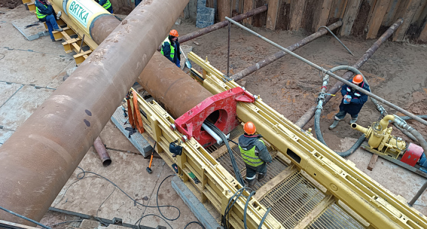 В Кирове подрядчик приступил к возведению каркаса тоннеля в Нововятском районе