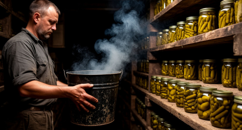 Потратил кучу денег на вентиляцию, а помогло простое решение соседа-дачника. Конденсат в погребе исчез за 1 день