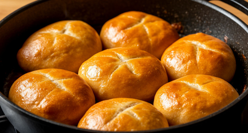 Смешиваю стакан кефира и фарш: на выходе получаю гору вкуснейших ленивых беляшей