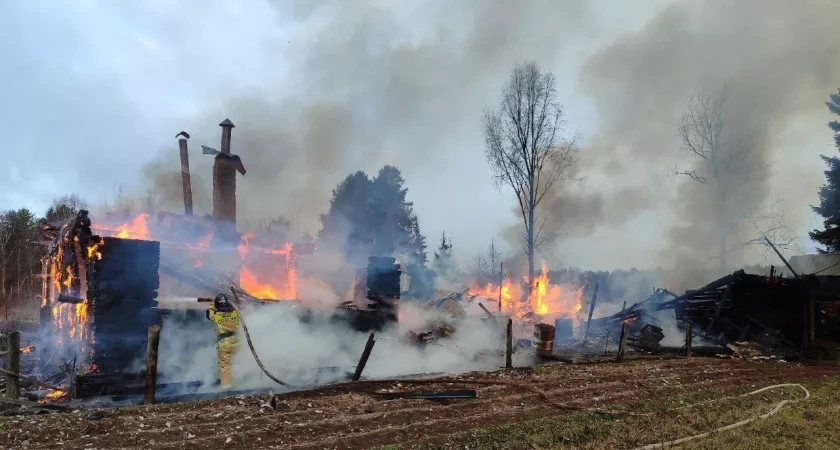 2 ноября в Кировской области потушили два пожара