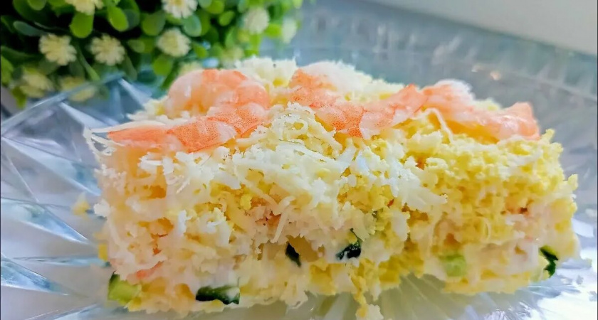 Салат «Пегас» принесет счастье в год Огненной Лошади — легкий, воздушный, изысканный