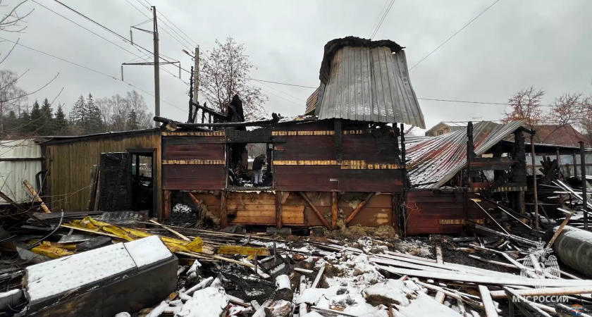 Пожар в Слободском районе унес жизнь мужчины