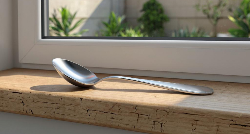 Кладу ложку на подоконник перед тем как уехать из дома — это помогает решить главную проблему