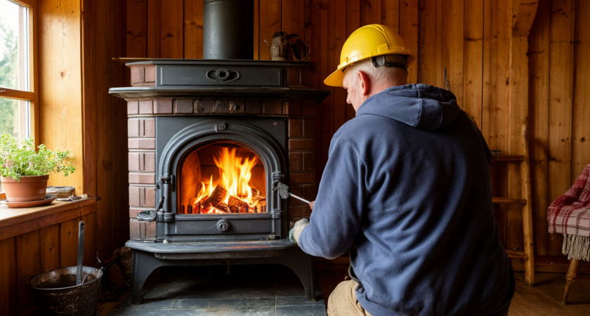 Печник с 20-летним стажем рассказал, как прочистить дымоход без проблем. Работает безотказно