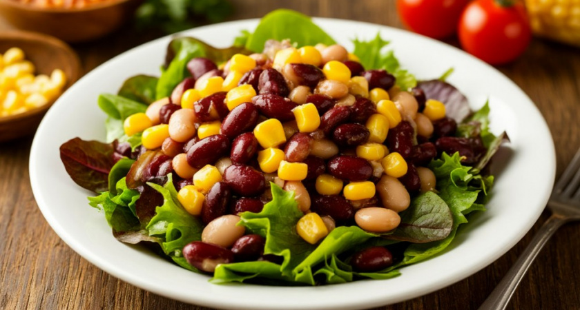 Приготовила салат «Две баночки» и обалдела - классный вариант, когда гости уже на пороге