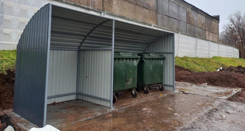 60 новых бетонных площадок для сбора мусора появится в Котельниче до 30 ноября