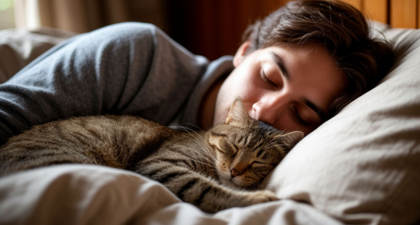 Как кошки решают, с кем из хозяев спать и что влияет на их выбор