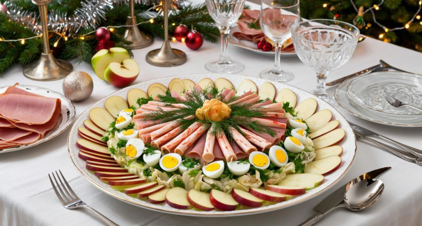 Чтобы Лошадь принесла счастье: готовим салат «Белый Пегас» — слоеный шедевр для новогоднего стола